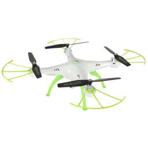 Syma X5HW 2.4GHz RC drón Wi-Fi kamerával, fehér, ferde nézet - Syma