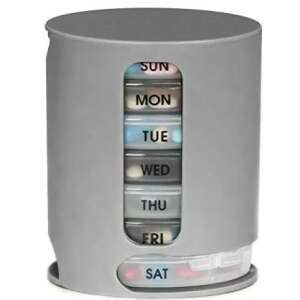 Pill Pro heti gyógyszeradagoló, 7 napos gyógyszerdoboz, gyógyszeradagoló, vitaminadagoló, utazási gyógyszeradagoló - Gyógyszeradagoló