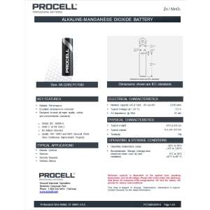 Duracell Procell LR6 AA akkumulátorok 75345617 Duracell Elemek