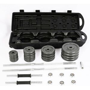 Комплект Гири ZOCO BODY FIT SL-002, Общо тегло 50 кг, Регулируема, Черен 139076483 - Теглилки и везни