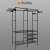 Open Wardrobe and Shoe Storage with 6 Shelves, 170 x 108 x 36 cm 89370600