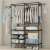 Open Wardrobe and Shoe Storage with 6 Shelves, 170 x 108 x 36 cm 89370600