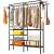 Open Wardrobe and Shoe Storage with 6 Shelves, 170 x 108 x 36 cm 89370600