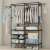 Open Wardrobe and Shoe Storage with 6 Shelves, 170 x 108 x 36 cm 89370600