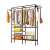 Open Wardrobe and Shoe Storage with 6 Shelves, 170 x 108 x 36 cm 89370600