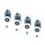 Replacement shower door rollers, 8-piece set