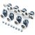Shower Door Rollers, 8-piece Set. KK9646 75346456