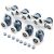 Shower Door Rollers, 8-piece Set. KK9646 75346456