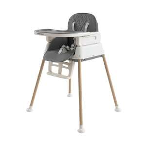 Vysoká stolička - šedá Kruzzel 22014