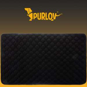 Covor impermeabil pentru câini Purlov 70x50cm, negru - Petshop