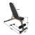 Zoco Body Fit multifunction weight bench with adjustable incline, showing dimensions