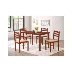 Párma 4 személyes étkezőgarnitúra, 110x70x73 cm, bézs - Étkezőgarnitúra