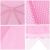 Close-up details of Springos pink polka dot play tent fabric and construction