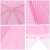 Springos play tent, pink polka dot fabric, close-up of fabric and mesh canopy