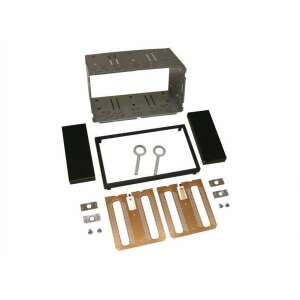 Dietz BOA-24430-01 2 DIN Car Radio Installation Kit, includes mounting frame, trim bezel, mounting brackets, and screws - Car electronic