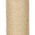 Close-up of the sisal rope on a cat scratching post