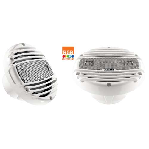 Hertz HMX 6.5-LD 16,5cm coaxial waterproof speaker with built-in LED lighting, white