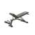 ZOCO BODY FIT YLY007 adjustable weight bench, black/white, 9 positions