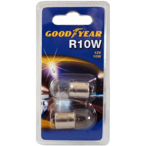 Goodyear R10W 12V 10W Autó Izzó - 2 darabos csomag