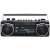 Trevi RR501 tragbares Kassettenradio mit MP3/USB-Player und Bluetooth, schwarz