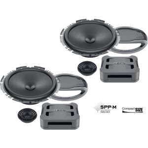 Hertz CK 165 F car speaker set, 2-way system with woofer, tweeter, and crossover - Audio