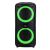 Trevi XF 440 portable karaoke speaker with green LED lights