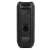 Trevi XF 3400 Pro portable Bluetooth speaker, black, back view with wheels