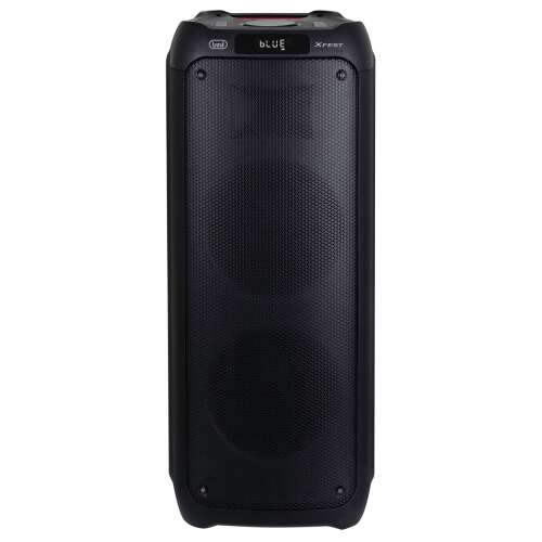 Trevi XF 3400 Pro portable Bluetooth speaker, black, front view