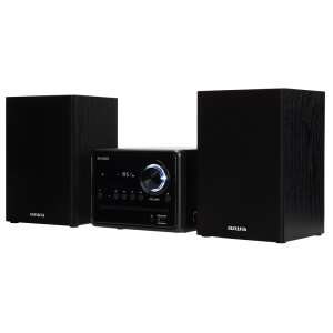 Sistem Hi-Fi Aiwa MSBTU-300 cu Bluetooth, negru, vedere din față - Sisteme mini HiFi