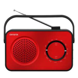 Aiwa R-190RD portable radio in red and black - Audio