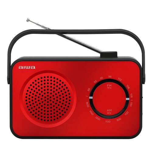 Aiwa R-190RD tragbares Radio in Rot und Schwarz