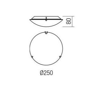 Graf - Mennyezeti Lámpa - 05-888 - 250 mm