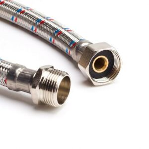 Flexibilis Vízvezeték Bekötőcső - 80 cm, 1/2" x 1/2"