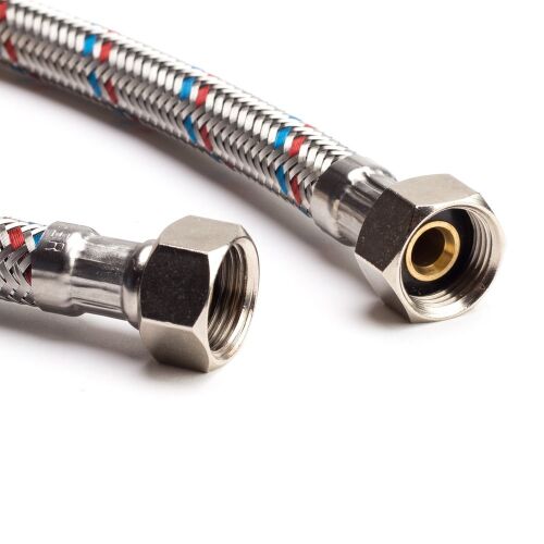 Flexibilis Bevezetőcső - Acél - 1/2"x3/8" - 20cm 131714503 - Vízbekötőcső