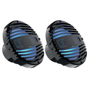 Pair of Hertz HMX 8 LD-TC 20cm waterproof coaxial speakers with RGB LED lighting - Car electronic