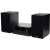 Aiwa MSBTU-500 Mini System Stereo Hi-Fi z cyfrowym procesorem sygnału, czarny, widok z boku