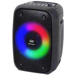Trevi XF 150 portable Bluetooth speaker with colorful LED lights, black - Speaker