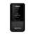Aiwa FP-24BL Dual SIM flip phone, black, closed, front view