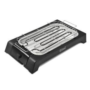 Grill electric Trevi CL279 Rustida, negru, grătar din oțel inoxidabil, grill de masă - Grătare de masă și Aparat pentru preparat vafe