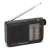 Aiwa RS-55BK AM/FM portable radio with telescopic antenna, black