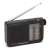 Aiwa RS-55BK AM/FM portable radio with telescopic antenna, black