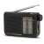 Aiwa RS-55BK AM/FM portable radio with telescopic antenna, black