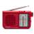 Aiwa RS-55RD AM/FM portable radio with telescopic antenna, red
