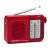Aiwa RS-55RD AM/FM portable radio with telescopic antenna, red