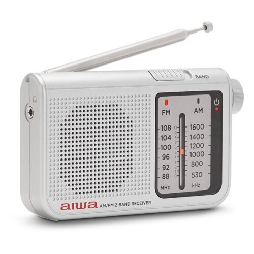 Aiwa RS-55SL portable AM/FM radio with telescopic antenna