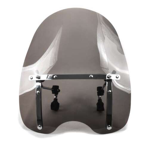 Motorkerékpár szélvédő, Yamaha XVS 1300 Custom,XV 750/535 Virago számára, Craftride CW1, Könnyű beszerelés, Univerzális, sötét füstjeihe