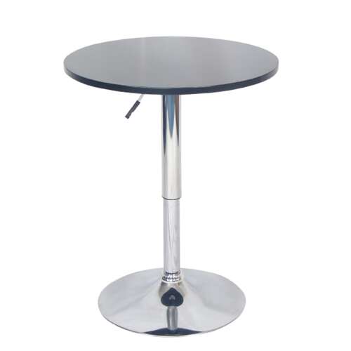 Brany New K93_60 állítható Bárasztal #fekete-ezüst 32441307