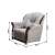 Set de scaune 3+1+1+1, material gri/alb, METY 32441608}