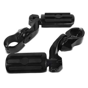 Craftride CF1 motorcycle footpegs for highway bars, black, pair - Other bicycle part