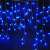 Kék jégcsap karácsonyi fényfüzér, 180 LED, 5,6 méter hosszú